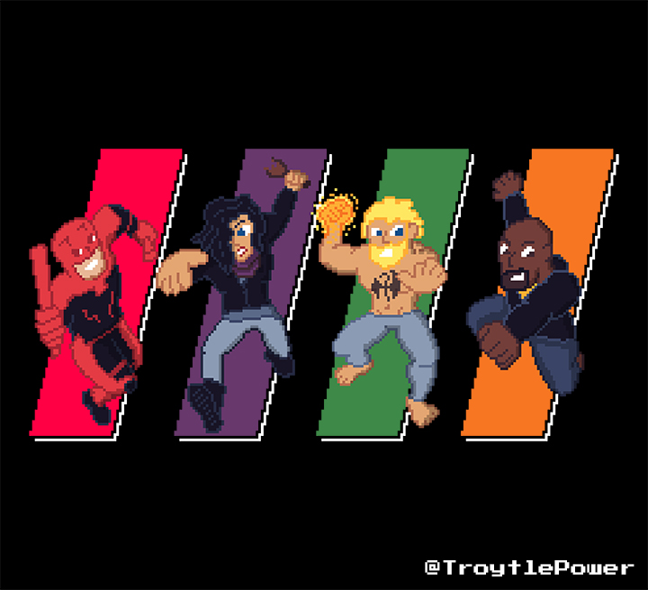 Defenders in Times Teepublic Template